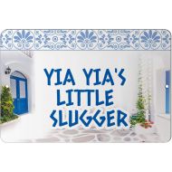 Makoroni - YIA YIAS Little Slugger Greece 12x18 inc Aluminum Decorative Wall Street Sign