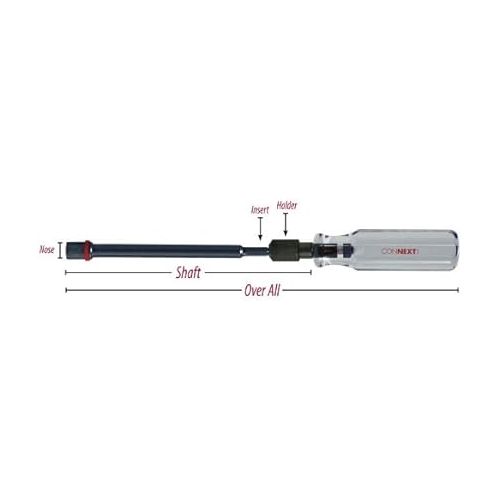  Malco HHD1 1/4-Inch Connext Magnetic Long Hand Driver