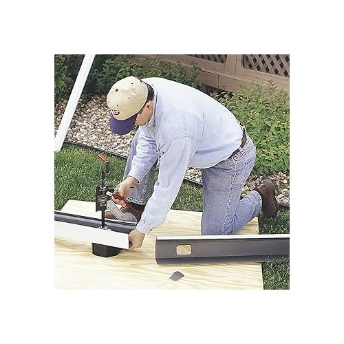  Malco GOT Gutter Outlet Tool Frame and GOP23XUK Gutter Punch X-Style Upgrade Kit, 2x3 in.