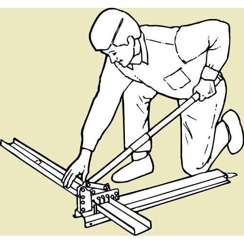  Malco SRC24A Channel Shear with Compound Leverage for Cutting 1-58-Inch 2-12-Inch and 3-58-Inch Steel Studs and Channel