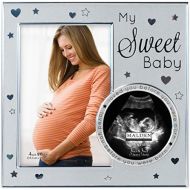 Malden International Designs My Sweet Baby Ultrasound Photo Picture Frame, 4x6, Silver