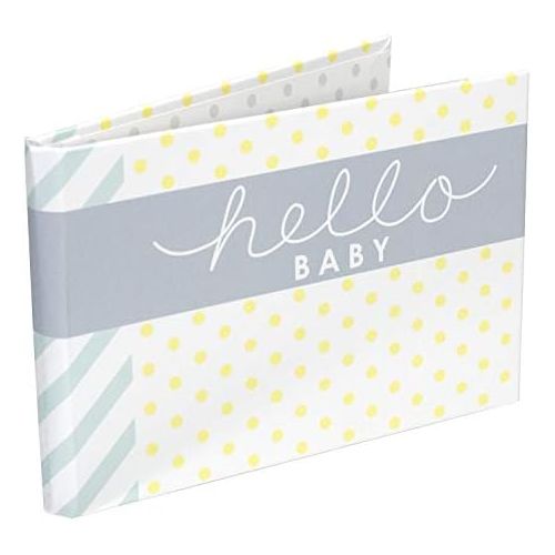  Malden International Designs Hello Baby Photo Album, 40-4x6, White