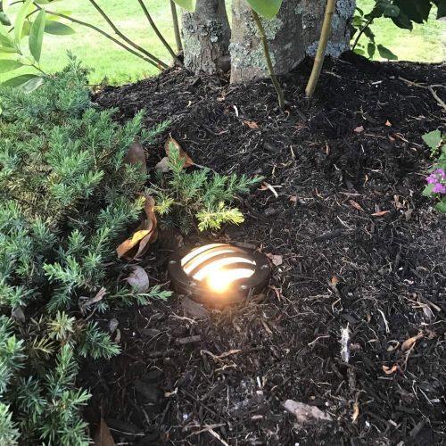  [아마존 핫딜] Malibu C Malibu LED Well Light Low Voltage Landscape Lighting Outdoor Deck Light Yard Garden Patio In-ground Light 8401-3500-01