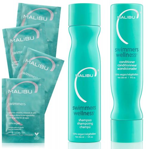  Malibu C: Swimmers Wellness Treatment Kit, Includes Swimmers Wellness Shampoo...