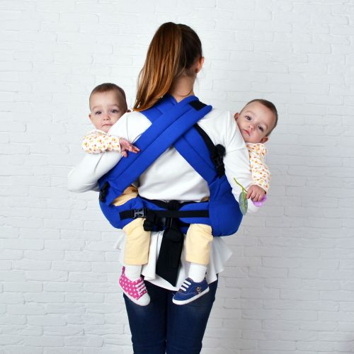  Malishastik Blue Baby Carrier Twins, Baby Carrier for Twins, Twin Carrier, Twin Baby Carrier, Baby Twins,...