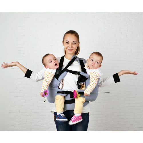  Malishastik Twin Baby Carrier, Twins Carrier Tandem, Twin Carrier, Baby Twins, Twins Carrier