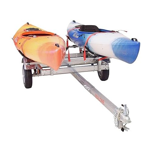  Malone EcoLight 2-Boat V-Rack Kayak Trailer Package