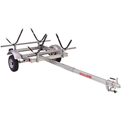  Malone EcoLight 2-Boat J-Rack Kayak Trailer Package