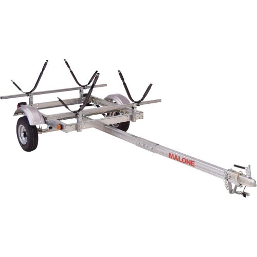  Malone EcoLight 2-Boat J-Rack Kayak Trailer Package