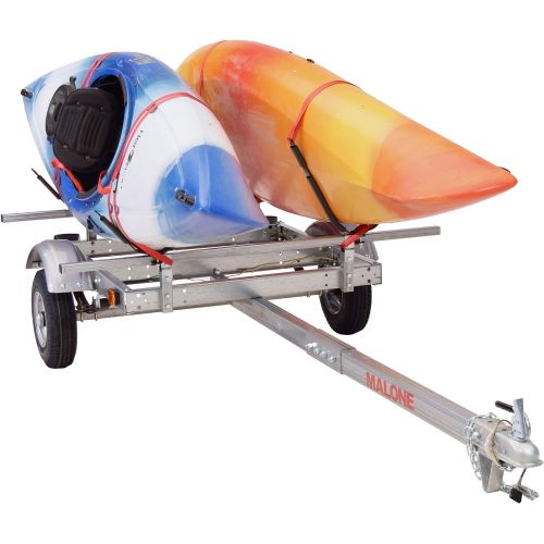  Malone EcoLight 2-Boat J-Rack Kayak Trailer Package