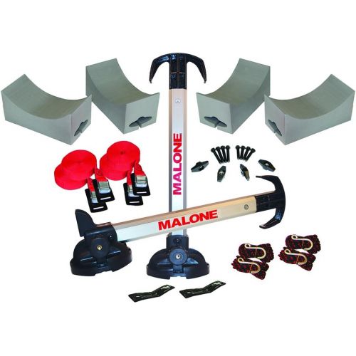  Malone Stax Pro2 Universal Car Rack Folding Kayak Carrier (2 Boat Carrier)