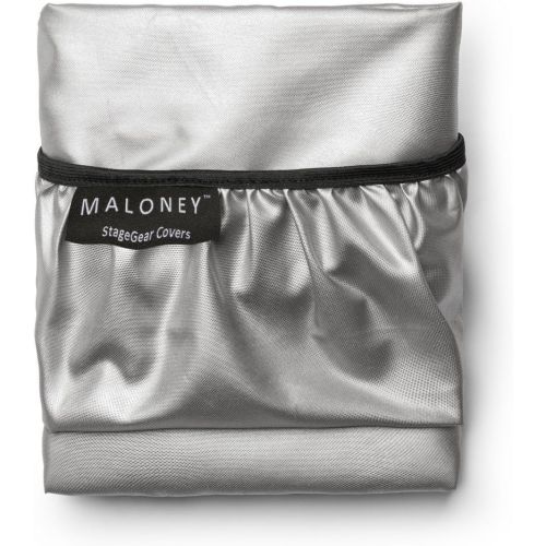  [아마존베스트]Maloney StageGear Covers Maloney StageGear Piano Keyboard Dust Cover for 49 Key Keyboards - Reversible Black Nylon Keeps it Free from Dust, Dirt, Moisture; Silver Reflective Material Protects from Sun - Sm