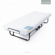 MALOUF Structures Rollaway Folding Guest Bed with Gel Memory Foam Mattress