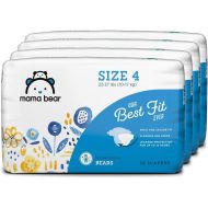 [아마존베스트]Amazon Brand - Mama Bear Diapers Size 4, 144 Count, Bears Print (4 packs of 36)