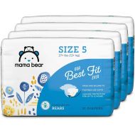 [아마존베스트]Amazon Brand - Mama Bear Diapers Size 5, 124 Count, Bears Print (4 packs of 31)