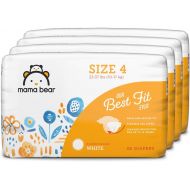 [아마존베스트]Amazon Brand - Mama Bear Diapers Size 4, 144 Count, White Print (4 packs of 36)