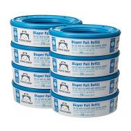 Amazon Brand - Mama Bear Diaper Pail Refills for Diaper Genie Pails, 2160 Count (Pack of 8)