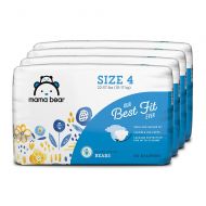 Amazon Brand - Mama Bear Best Fit Diapers Size 4, 144 Count, Bears Print (4 packs of 36) [Packaging May Vary]