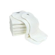 Mama Koala Bamboo Cloth Diaper Inserts (One Size Inserts-6 Pack and Newborn Inserts-6 Pack)