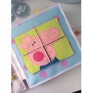 MamaBookShop Peppa Pig handmade quiet book for children