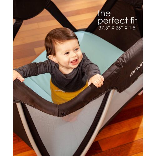  MamaDoo Kids Smart Play Yard Mattress Topper , The Original Foldable Portable Pack and Play...