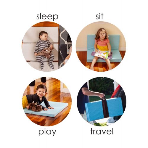  MamaDoo Kids Smart Play Yard Mattress Topper , The Original Foldable Portable Pack and Play...