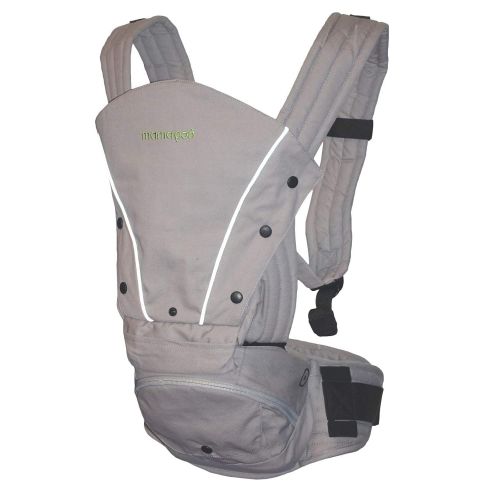  Mamapod Baby Carrier Without Support Pole, All Seasons, All Positions, Ergonomic, Comfortable, Back Relief, for Infants, Babies, Toddlers, S200, Gray