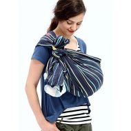 Mamaway Ring Sling Baby Wrap Carrier for Infants and Newborns, Breastfeeding Privacy, Ocean Lana