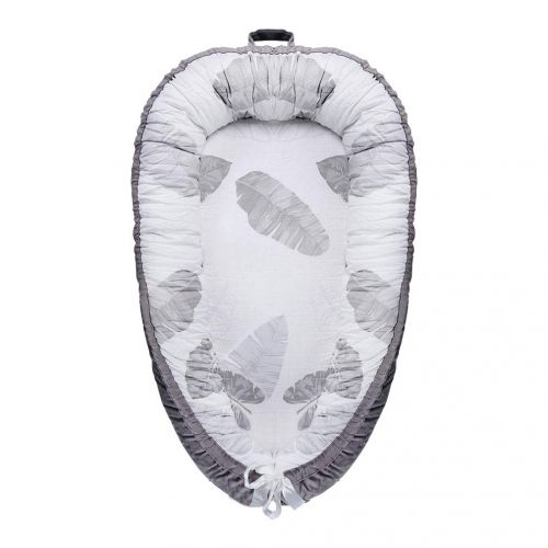  [아마존베스트]Mamibaby Baby Nest, Baby Lounger Leaves Portable Super Soft Organic Cotton and Breathable Newborn Lounger- Perfect for Co-Sleeping