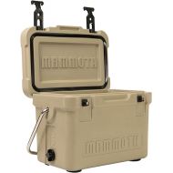 Mammoth Coolers Cruiser Series, Insulated Hard Ice Chest with Durable Double-Walled Rotomolded Construction, Great for On-The-Go Recreational Activities (Cruiser 15, Tan)