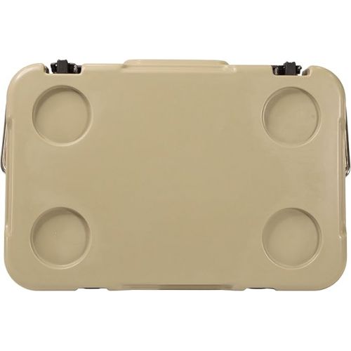  Mammoth Coolers Cruiser Series, Insulated Hard Ice Chest with Durable Double-Walled Rotomolded Construction, Great for On-The-Go Recreational Activities (Cruiser 15, Tan)