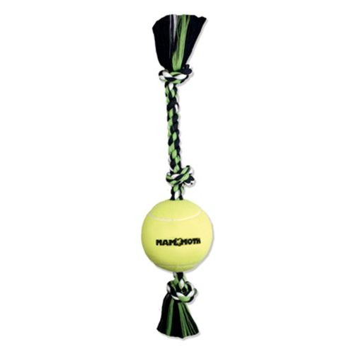  Mammoth Pet Products Flossy Chews Tug with BIG 6-Inch Tennis Ball, X-Large, 36-Inch