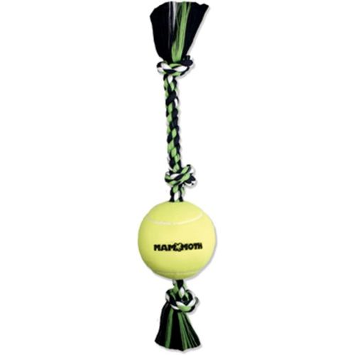  Mammoth Pet Products Flossy Chews Tug with BIG 6-Inch Tennis Ball, X-Large, 36-Inch