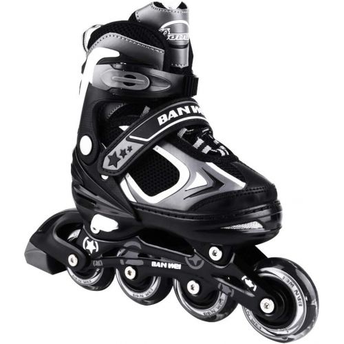  MammyGol Adjustable Inline Skates for Kids,Boys and Girls with Light up Wheels