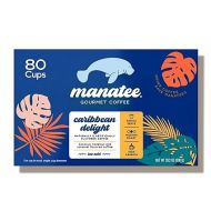 Manatee Gourmet Coffee, Single Serve Pods for Keurig 2.0 K Cup Brewers, Medium Roast, Caribbean Delight, 80 ct