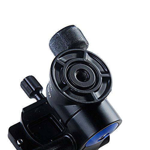  Manbily VH-40 Professional Camera Tripod Tilt Head Two-dimensional Pan Heads For Monopod with Quick Release Plate