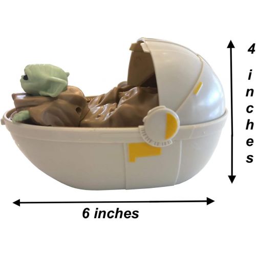  [아마존베스트]Mandalorian Star Wars The Baby Yoda The Child in Pram - Remote Control Crib Car