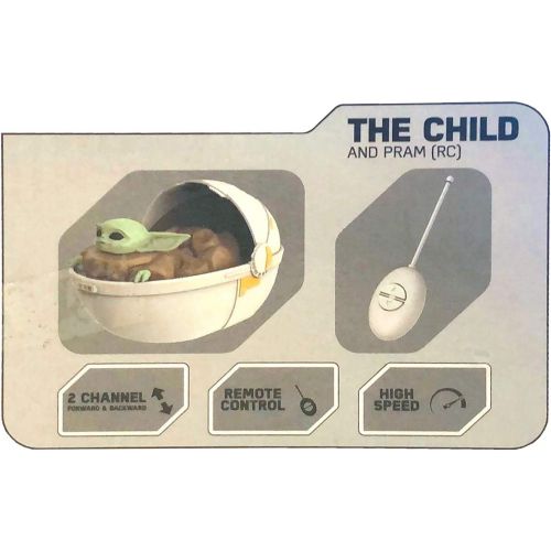  [아마존베스트]Mandalorian Star Wars The Baby Yoda The Child in Pram - Remote Control Crib Car