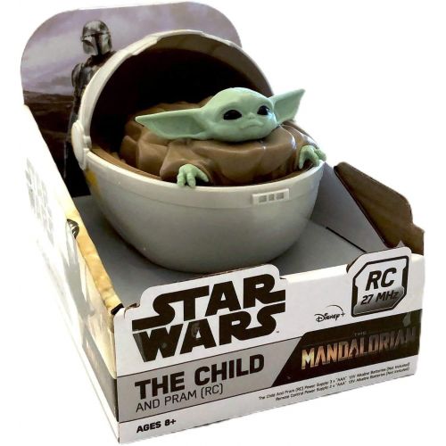  [아마존베스트]Mandalorian Star Wars The Baby Yoda The Child in Pram - Remote Control Crib Car