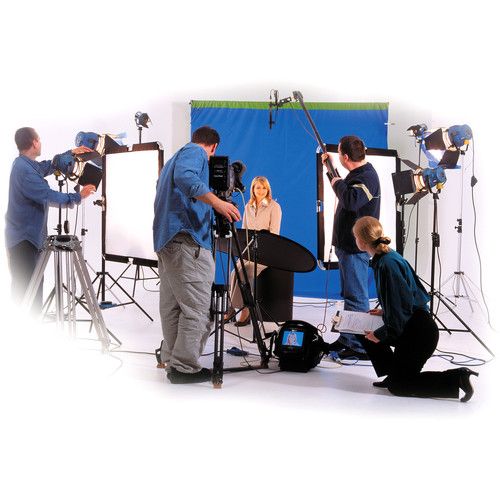  Manfrotto Chromakey Background - 10x12' - Blue/Green