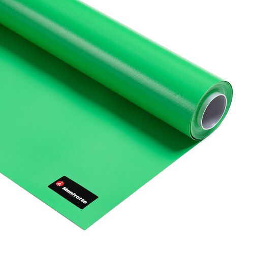  Manfrotto Chroma-Key Vinyl Background (Green, 9 x 19.7')