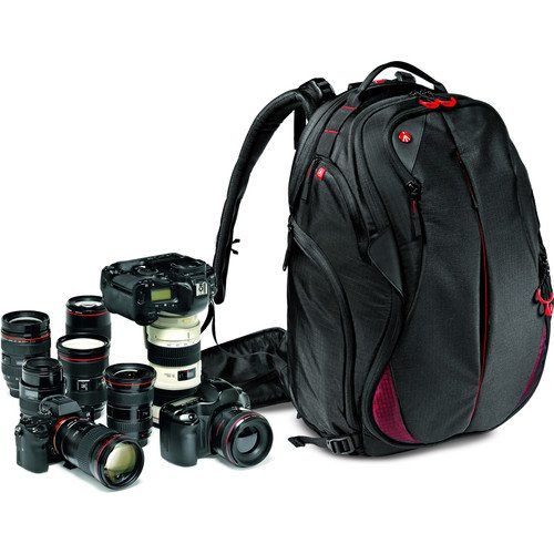  Manfrotto Bumblebee-230 PL, Backpack Pro Light, Black, Full-Size (MB PL-B-230)