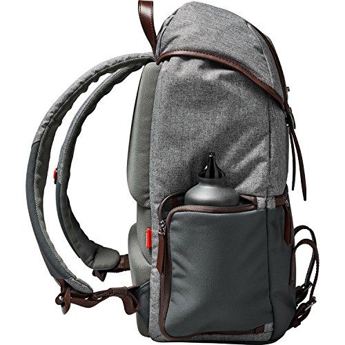  Manfrotto MB LF-WN-BP Camera & Laptop Backpack for DSLR Lifestyle Windsor, Grey