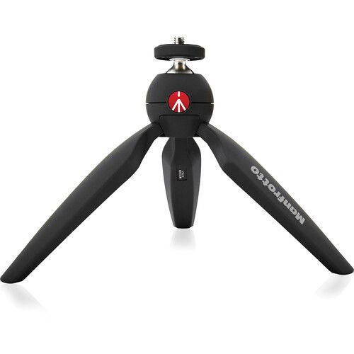  Manfrotto PIXI Mini Table Top Tripod (Black)