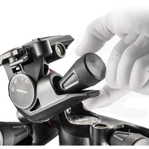  Manfrotto XPRO 3-Way, Geared Pan-and-Tilt Head with 200PL-14 Quick Release Plate