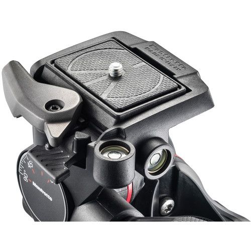  Manfrotto XPRO 3-Way, Geared Pan-and-Tilt Head with 200PL-14 Quick Release Plate