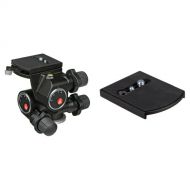 Manfrotto 410 3-Way, Geared Pan-and-Tilt Head Kit with 410PL Quick Release Plates