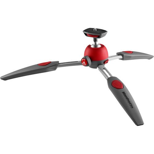  Manfrotto PIXI EVO Mini Tripod (Red)