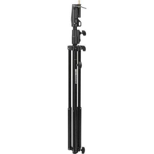  Manfrotto Alu Cine Air-Cushioned Stand with Leveling Leg (Black, 7')