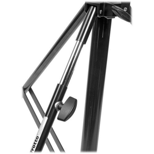  Manfrotto Alu Cine Air-Cushioned Stand with Leveling Leg (Black, 7')